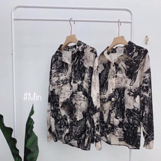 FREE SHIP Áo sơ mi loang SMS0121042