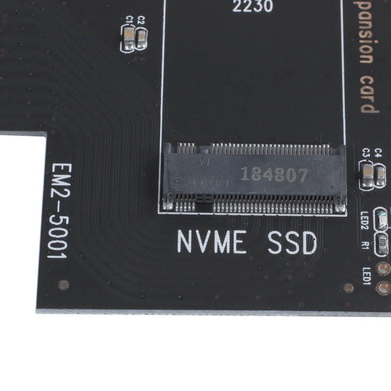 Card chuyển đổi Riser PCI-E X4 To M.2 NGFF M M2 NVME PCIE SSD chuyên dụng