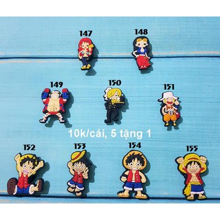 Sticker dép crocs jibbitz mẫu one piece 147 - 155