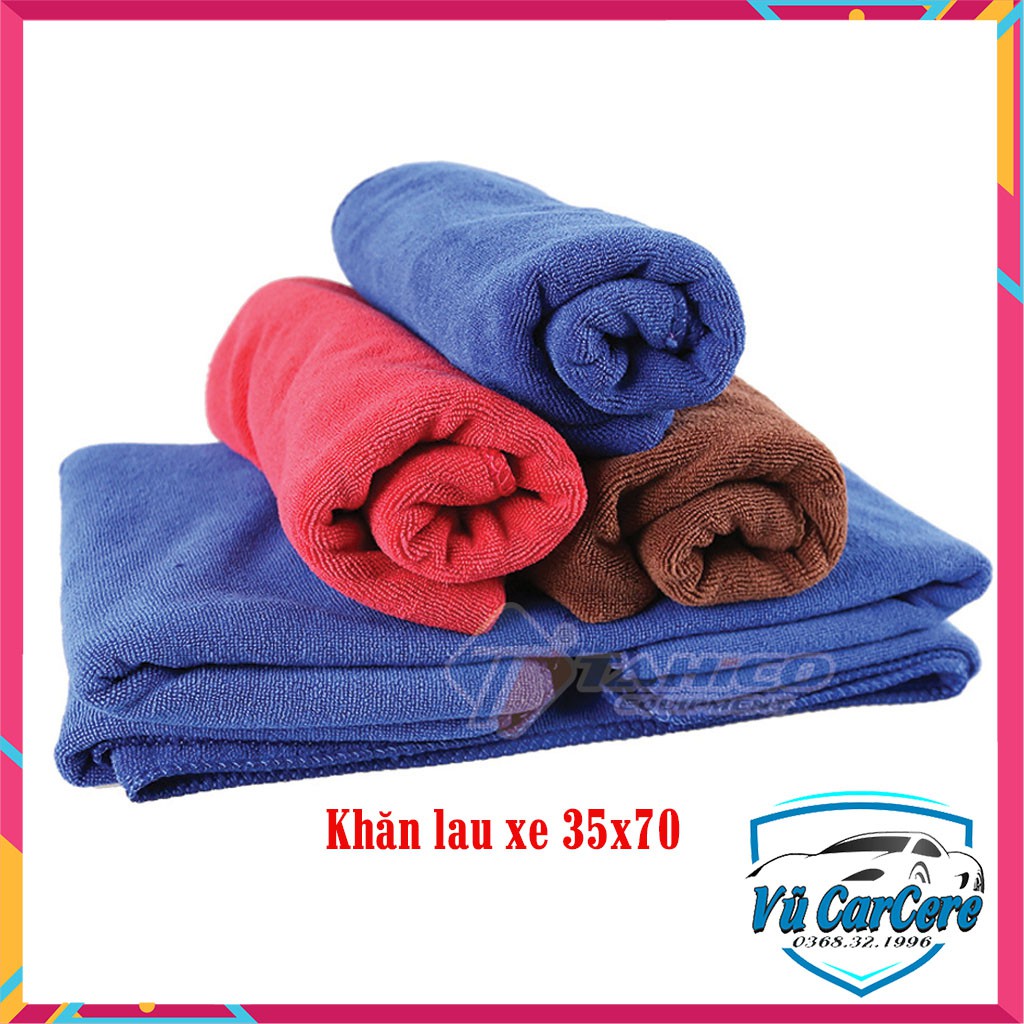 Khăn Lau Xe Microfiber Mềm Mịn SiêuThấm Hút Chuyên Dùng Lau Rửa Xe Hơi Ô tô xe Máy Dùng Trong Spa Nail Làm Tóc 30X75CM