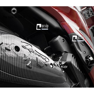 Ốp Pô SH Mode 2020 - 2025 Carbon MS3265