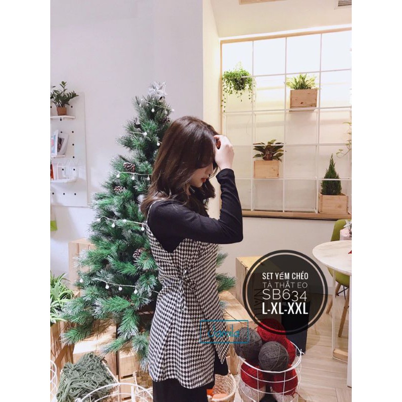 55-85kg Bigsize SET YẾM CHÉO TÀ THẮT EO SB634