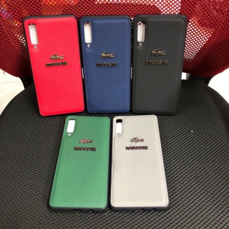 Ốp lưng samsung A750, A7 (2018) dẻo gắn logo