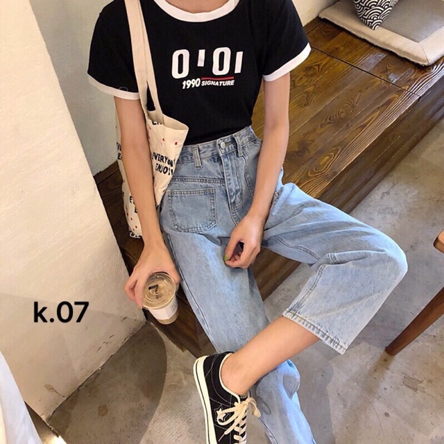 Quần Baggy JEANS ống suông loại 1 kiểu | BigBuy360 - bigbuy360.vn