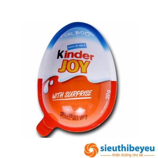 Trứng Kinder cho bé trai/bé gái