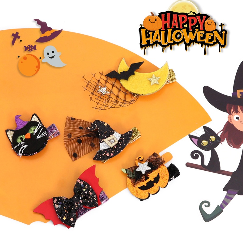 Kẹp Tóc Hình Đôi Cánh Và Đầu Lâu Phong Cách Gothic