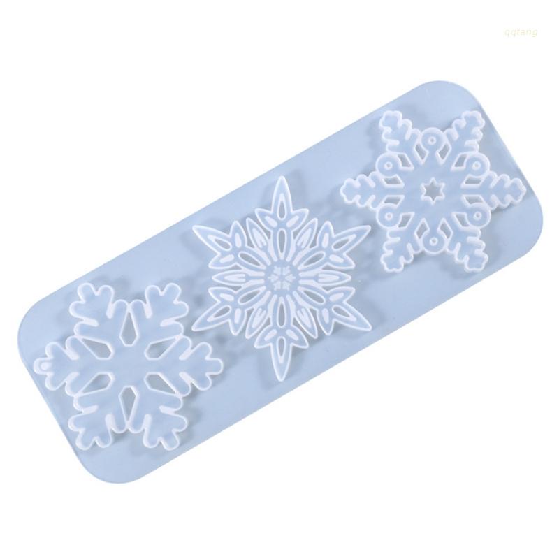 QQ Khuôn Silicone Làm Trang Sức Hình Bông Tuyết