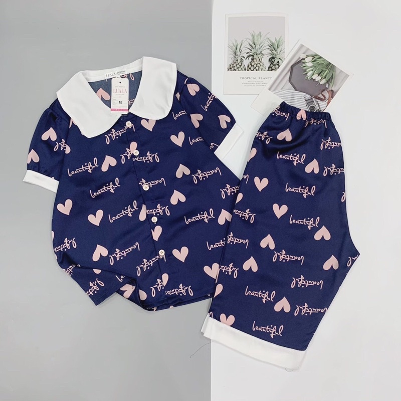 BỘ PIJAMA LỬNG TIM SIÊU XINH