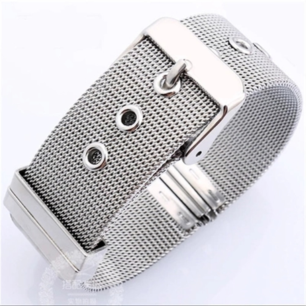 Dây đeo đồng hồ bằng thép không gỉ 304 dài 18mm 20mm 22mm 24mm