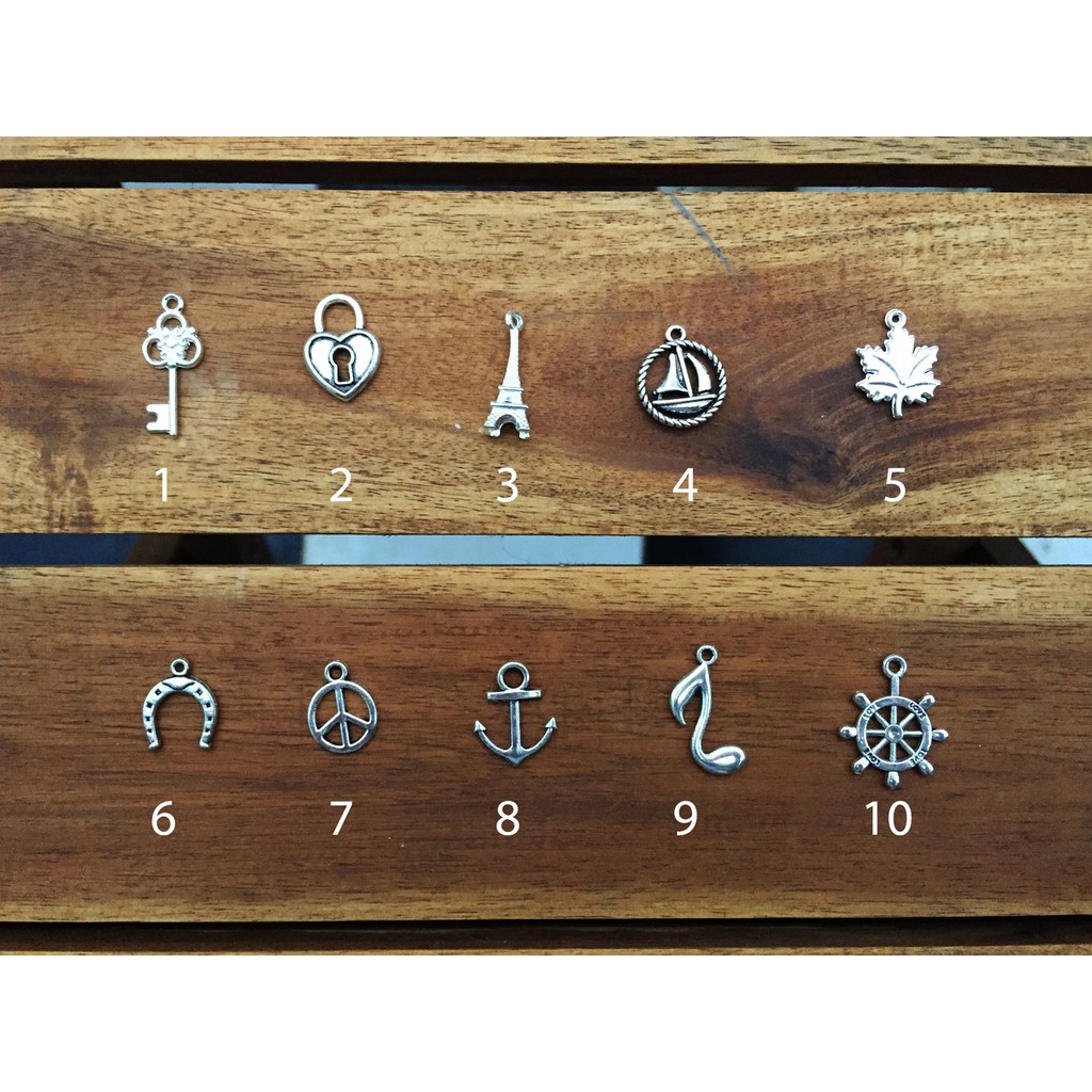 Mặt xi trắng ( bịch 5 cái cùng loại ) quà tặng trang trí