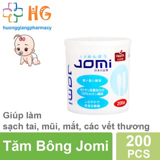 Tăm bông kháng khuẩn Jomi (200 chiếc)