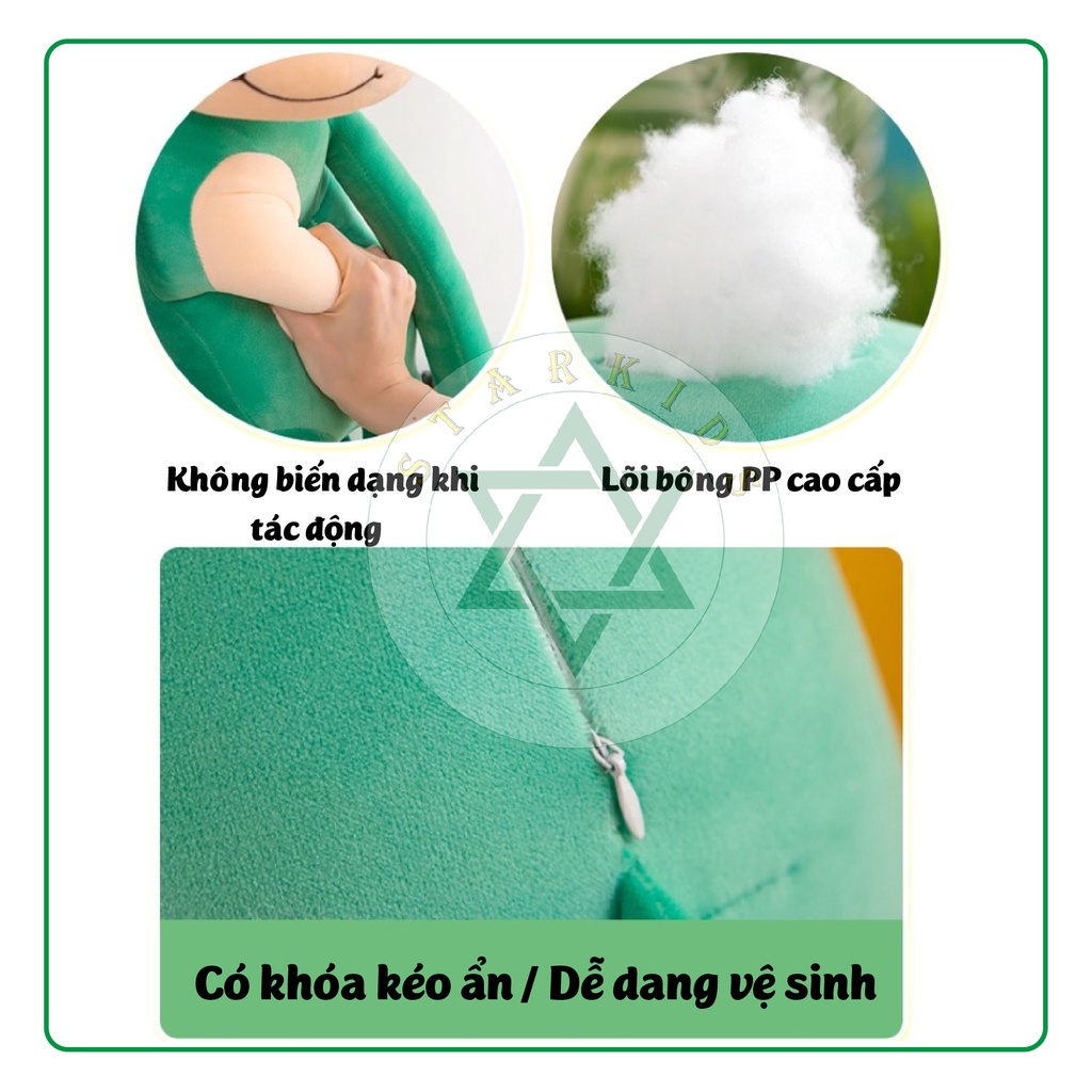 Thú bông chân dài, thú nhồi bông cute, gối ôm ngộ nghĩnh cao cấp cho bé