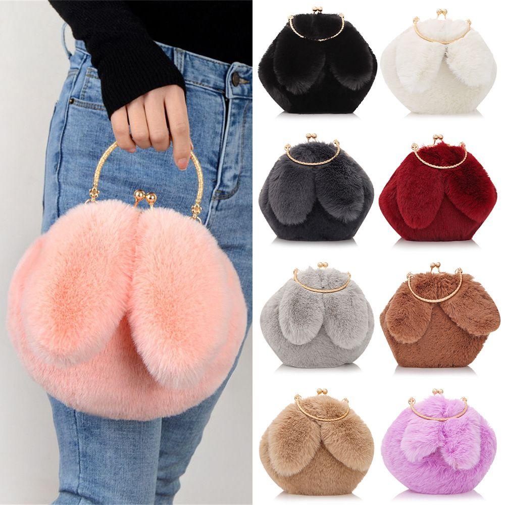 Túi Đeo Chéo Vai Bằng Vải Bông Màu Trơn Thời Trang Mùa Đông Dành Cho Nữ