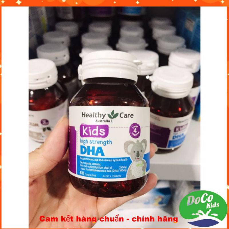 DHA Healthy Care vị chanh cho bé từ 4m+ 60v Úc