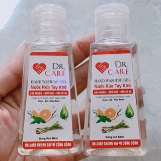 Nước rửa tay khô Dr Care 50ml