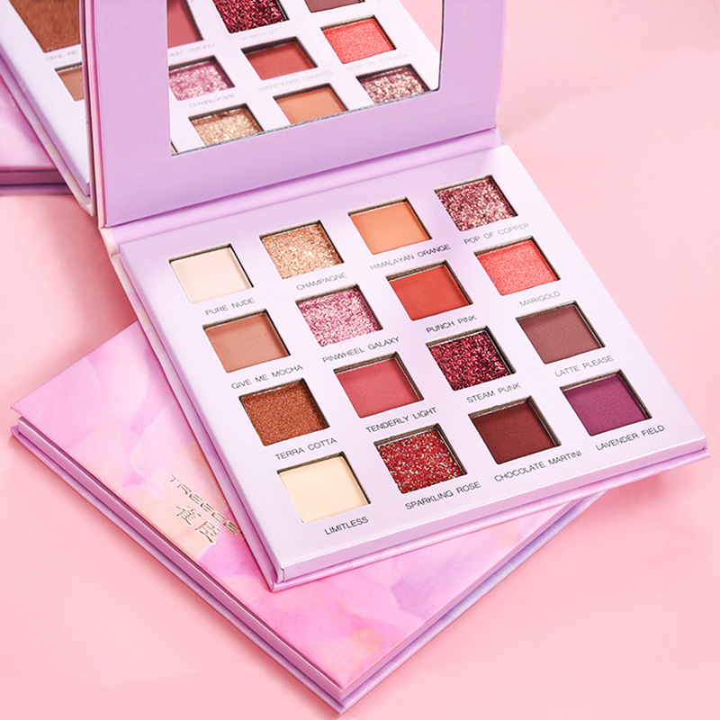 (hàng Mới Về) Bảng Phấn Mắt 16 Màu Lì Lấp Lánh Trang Điểm Cho Nữ | BigBuy360 - bigbuy360.vn