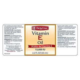 VITAMIN E OIL DE LA CRUZ 65ML