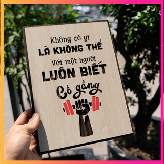 [DECOR]  Tranh Decor tạo động lực theo tên slogan những câu nói hay HCMDCT023