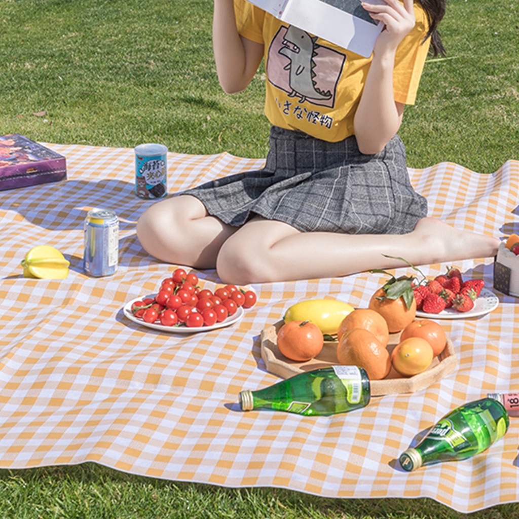 Tấm thảm dày JUJIAJIA chống thấm nước chống ẩm dùng cho cắm trại ngoài trời