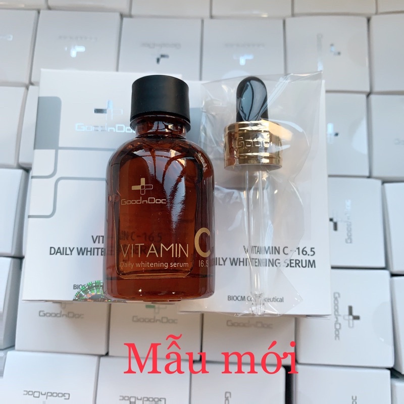 Serum thâm nám chứa vitamin C GOODNDOC VITAMIN C-16.5 DAILY WHITENING SERUM | BigBuy360 - bigbuy360.vn