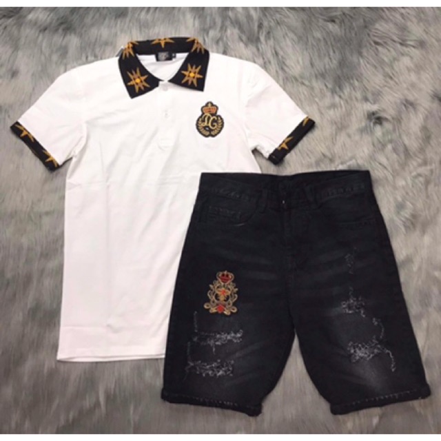 FREESHIP_Quần short jean nam rách cao cấp 2 màu xám,xanh thêu chữ co dãn tốt