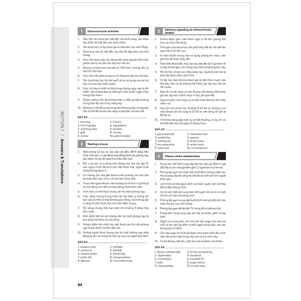 Sách Perfect IELTS listening dictation vol.1 149K