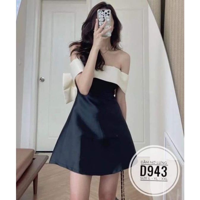 Bigsize Đầm nơ lưng