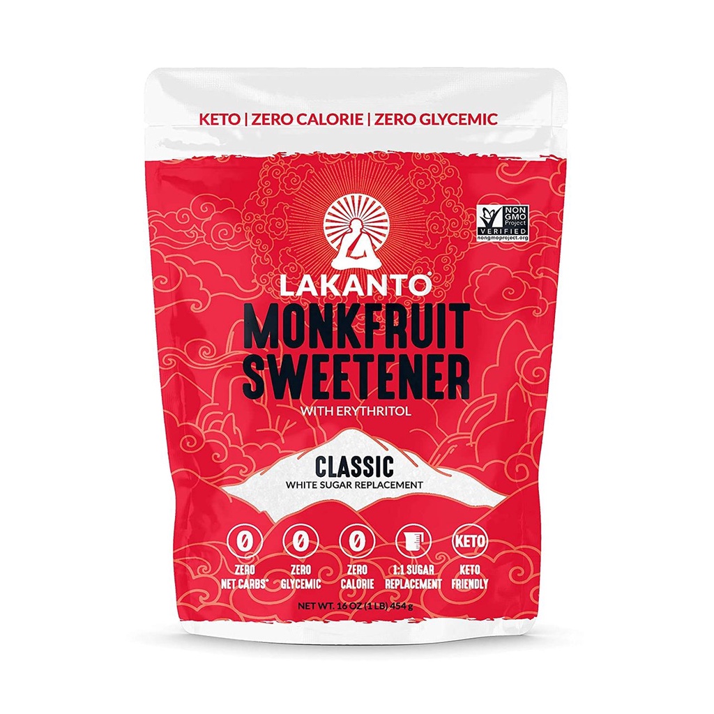 Đường La Hán Quả, Đường Lakanto monkfruit Sweetener, dành cho ăn kiêng, tiểu đường, giảm béo