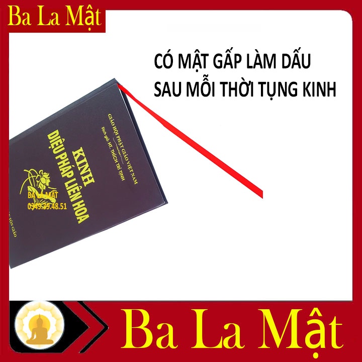 Sách - Kinh Diệu Pháp Liên Hoa Trọn Bộ Bìa Da