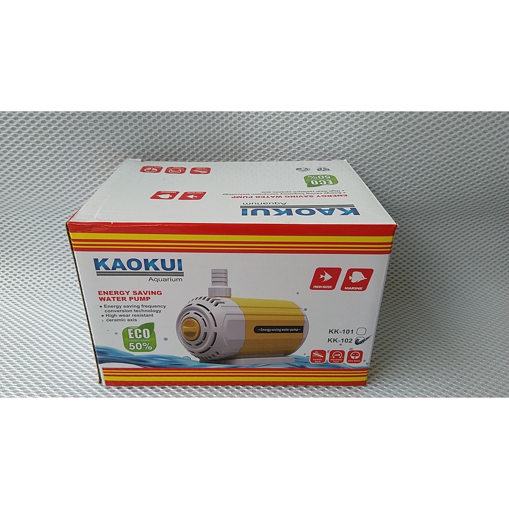 Máy bơm siêu êm, tiết kiệm điện Kaokui, 800-1000L/hr dùng cho bể cá.