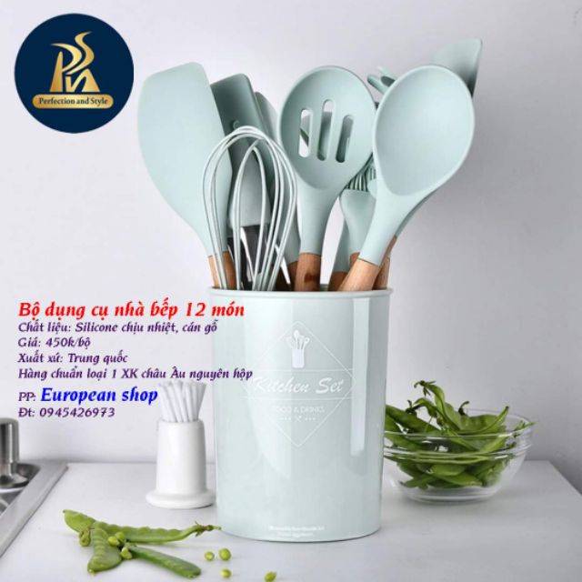 Bộ dụng cụ nấu ăn silicone