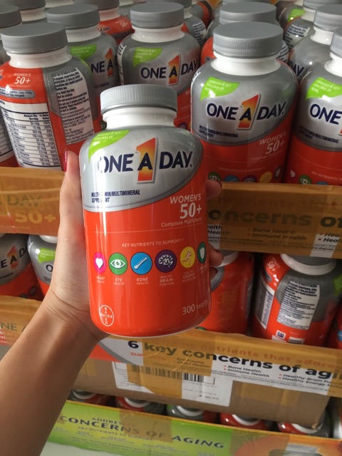 Viên Uống One A Day 50+. Lọ 300 viên