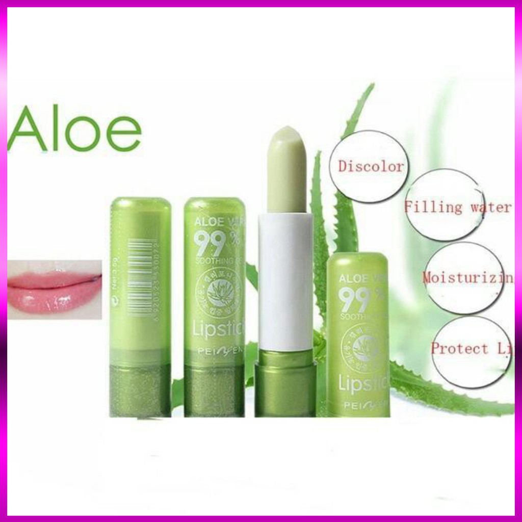 Son dương môi nha đam màu hồng nhạt | BigBuy360 - bigbuy360.vn