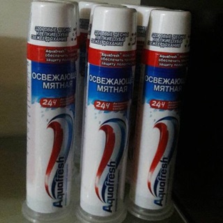 🌺 Kem Đánh Răng AQUAFRESH Nga Chống Ê Buốt, Tạo Mùi Thơm Sau Khi Sử Dụng