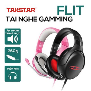 Tai Nghe Gaming Chụp Tai Có Mic Takstar FLIT Chơi Game Nghe Nhạc Học Online Chính Hãng Cao Cấp Bảo Hành 1 Năm