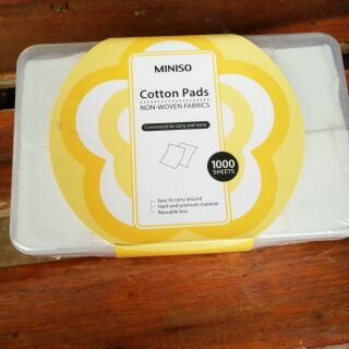 BÔNG TẨY TRANG MINISO NHẬT BẢN 100% cotton