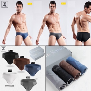 {Sale rẻ} Combo 4 quần sịp nam Lưới Thoáng khí còn màu trắng và nâu