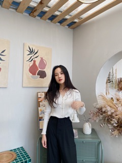 Áo len mỏng cài cúc 061
