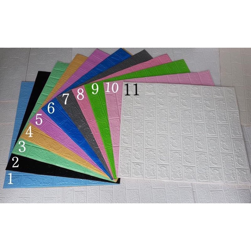 TẤM XỐP DÁN TƯỜNG 3D KHỔ 70x77 cm GIÁ RẺ