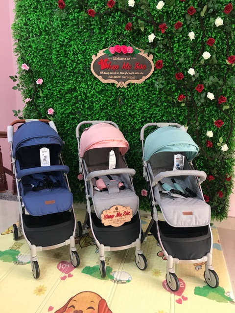 Xe đẩy Gấp gọn Sisver 2018 1 chiều 3 tư thế