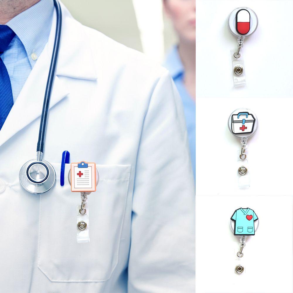 NIUYOU Giá Đỡ Thẻ ID / Huy Hiệu Y Tế Có Thể Thu Gọn Thiết Kế Nhỏ Gọn Dễ