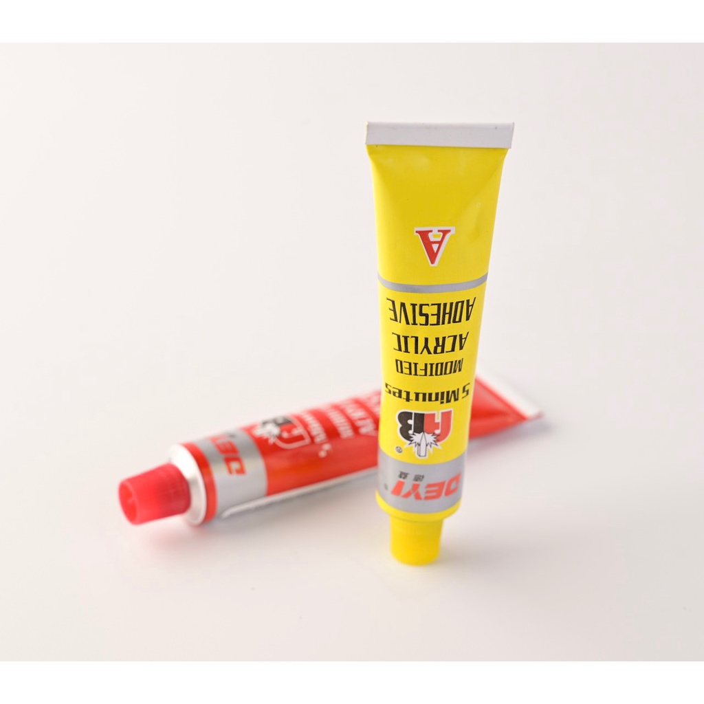 Keo AB 2 Thành Phần Epoxy Dán Nhựa Cứng Gỗ Đá Kim Loại Thay Thế Cho Keo 502, Dán Dính Cứng Ngắt -DEYI