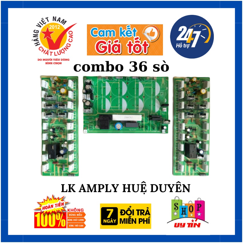 COMBO CÔNG SUẤT 36 SÒ 8 TỤ LOẠI 2U DÀI 22CM