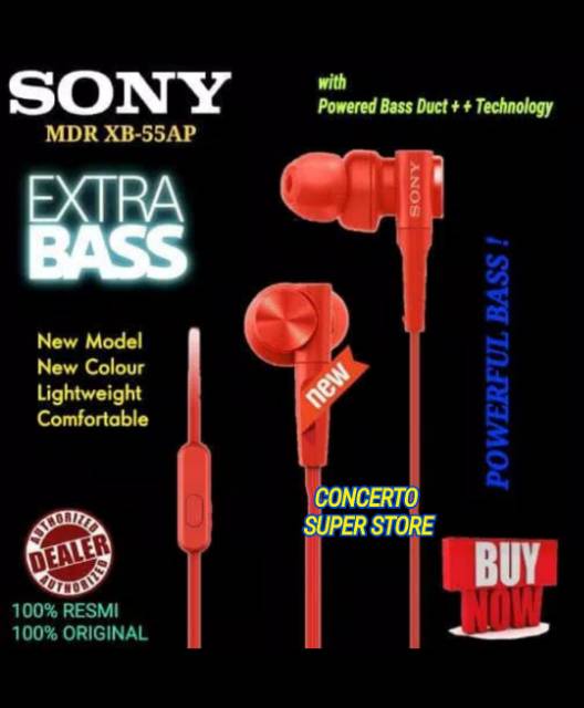 Tai Nghe Nhét Tai Có Mic Cho Sony Mdr Xb55Ap - Xb 55ap - Xb 55 Ap