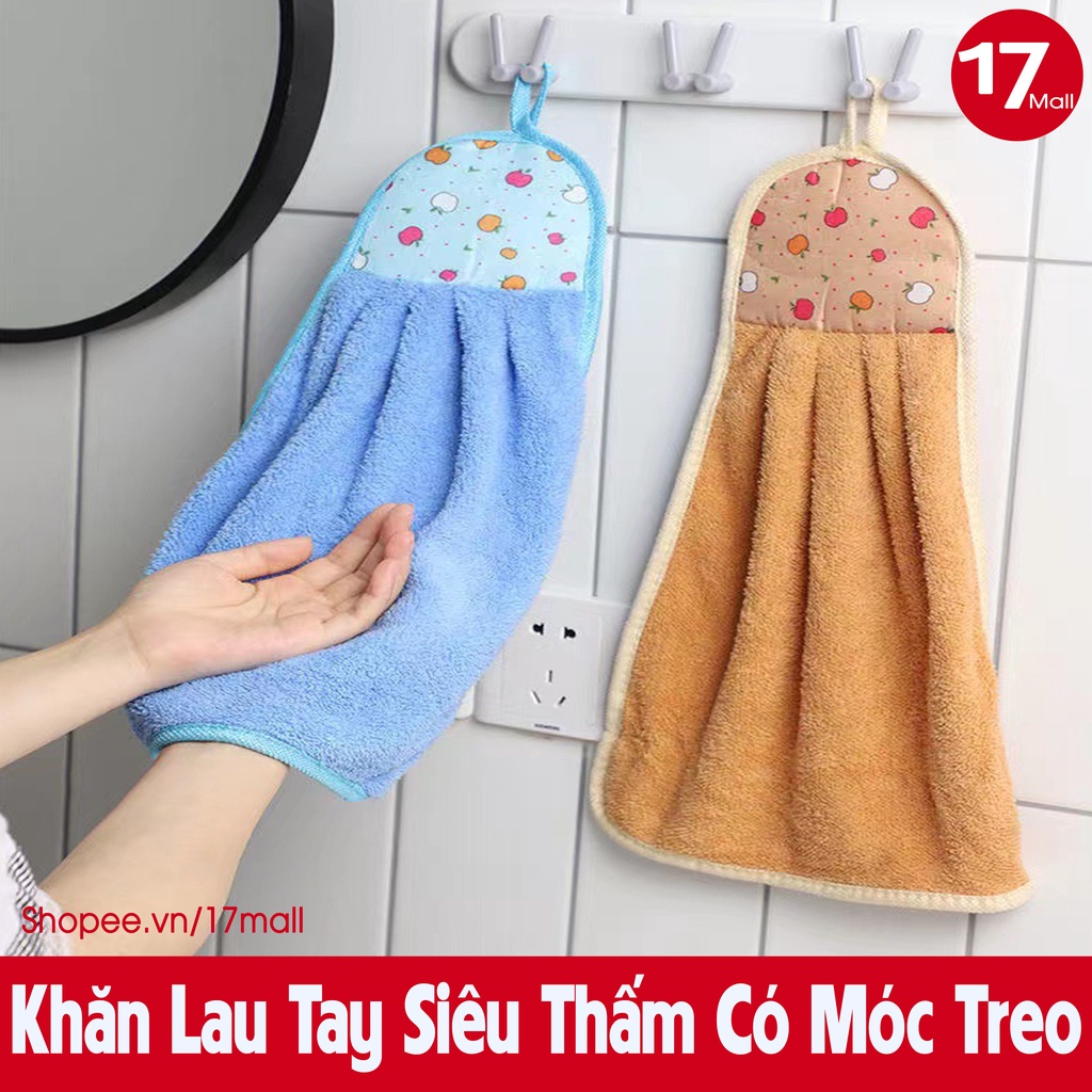 Khăn lau tay nhà bếp siêu thấm nước (Giao Màu Ngẫu Nhiên)