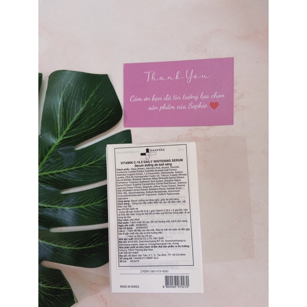[Chính Hãng] SERUM VITAMIN C GOODNDOC 16,5 SÁNG DA MỜ THÂM NÁM | BigBuy360 - bigbuy360.vn