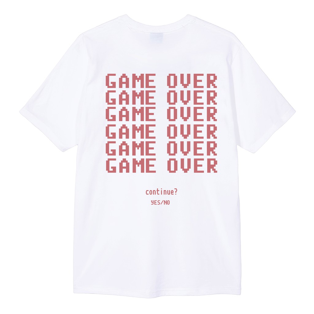 Áo thun tay lỡ WEARIT form rộng unisex GAME OVER | BigBuy360 - bigbuy360.vn