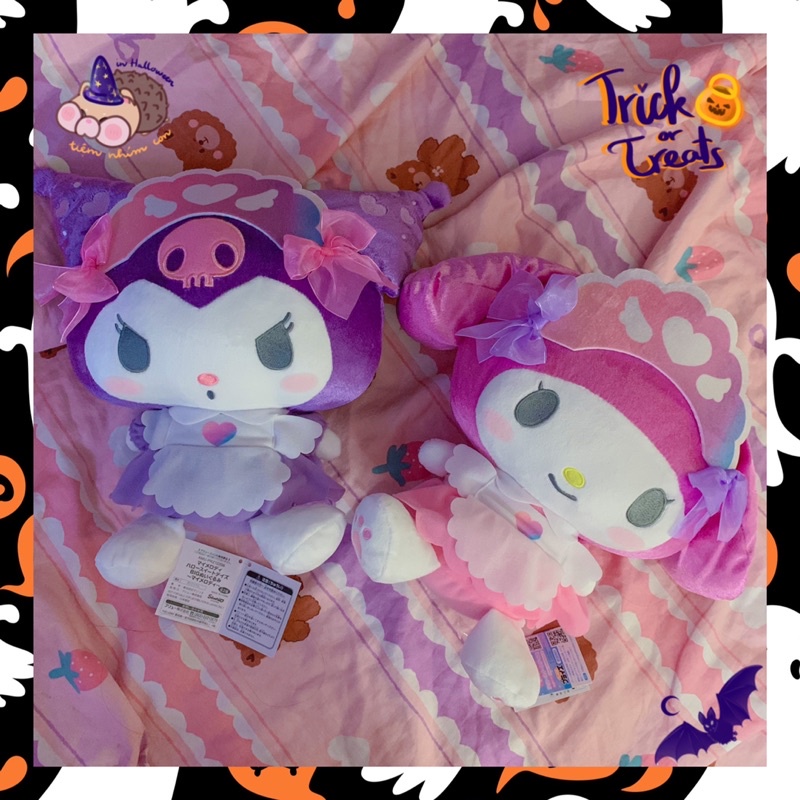 TOREBA Gấu bông MY MELODY & KUROMI Hello Sweet Days Big Plush Sanrio Nhật Bản | Tiệm Nhím Con