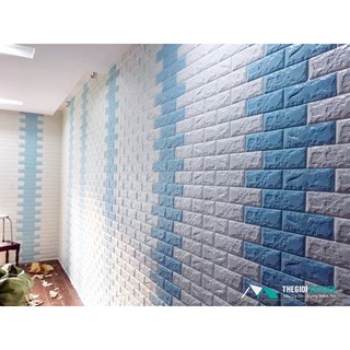[ Sỉ = Lẻ ] TẤM XỐP DÁN TƯỜNG 3D - 4LY