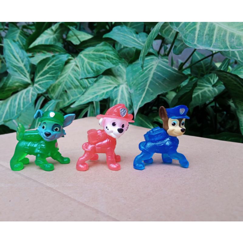 Set 6 chó cứu hộ pawpatrol mini The Movies (phát sáng flash)